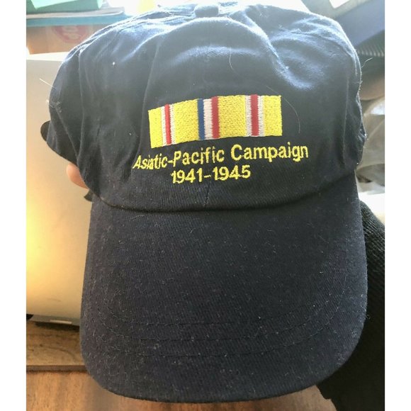 Asiatic-Pacific Campaign 1941-1945 National Museum of Pacific War Blue Cap Hat - Picture 3 of 4